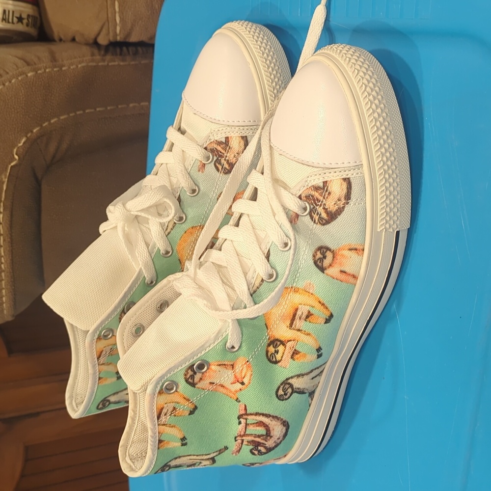 Sloth Converse Style Shoes